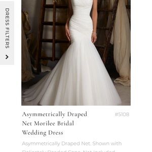 Size 18 never worn or altered wedding gown with a diamond and pearl Shaw overlay